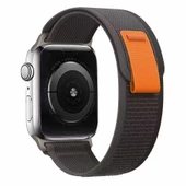 Apple Watch 38mm - Kordon Hasır Kordon KRD-77 - 1