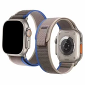 Apple Watch 38mm - Kordon Hasır Kordon KRD-77 - 2