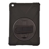 Apple iPad 9.7 2017 (5.Nesil) Kılıf - Tablet Kılıfı Boyun ip Askılı El Tutmaçlı Koruyucu Zırh Tank Defender Kılıf thumbnail 1