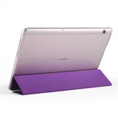 Huawei MediaPad T5 10 inc - Tablet Kılıfı Smart Cover Standlı 1-1 Kılıf - 4