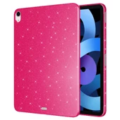Apple iPad Air 10.9 2022 (5 Nesil) - Tablet Kılıfı Simli Parlak Görünümlü Koton Kılıf - 1