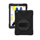 Apple iPad 10.2 (8.Nesil) - Tablet Kılıfı Boyun ip Askılı El Tutmaçlı Koruyucu Zırh Tank Defender Kılıf - 1