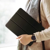 Samsung Galaxy Tab S6 T860 - Tablet Kılıfı Smart Cover Standlı 1-1 Kılıf - 5
