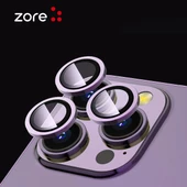 Apple iPhone 12 Pro Max - Kamera Lens Koruyucu Safir Parmak İzi Bırakmayan Anti-Reflective CL-12 - 3