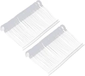 Şeffaf Standart Kancalı 45milimetre 4,5cm Etiketleme ve Ürün Asma Kılçığı (500 ADET) thumbnail 6