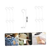 Şeffaf Standart Kancalı 45milimetre 4,5cm Etiketleme ve Ürün Asma Kılçığı (500 ADET) thumbnail 1