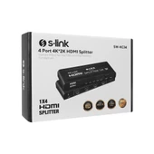 S-link SW-KC34 4 Port 4K*2K HDMI Splitter, 4Port HDMI Splitter - 4