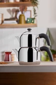 Karaca Edge Mini Indüksiyon Tabanlı Çaydanlık Takımı Siyah - 2