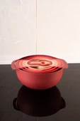 Easy Mix Karıştırma Kabı Seti 9 Parça- Ölçü Kaşığı ve Süzgeçli Turuncu - 2