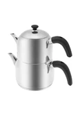 Karaca Edge Mini Indüksiyon Tabanlı Çaydanlık Takımı Siyah - 5