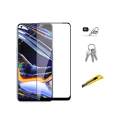 Oppo Reno 7 4G - Ekran Koruyucu 5D Temperli Cam Koruma - 4