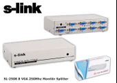 S-link SL-2508 8 VGA 250Mhz Monitör Splitter - 3