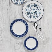 Korkmaz Natura Collection 24 Parça Yuvarlak Yemek Takımı A8986 - 3