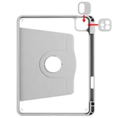 Apple iPad Air 10.9 2022 (5.Nesil) - Tablet Kılıfı Kalem Bölmeli Dönebilen Termik Standlı Kılıf - 4