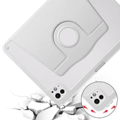 Apple iPad Pro 11 2024 - Tablet Kılıfı Kalem Bölmeli Dönebilen Termik Standlı Kılıf thumbnail 2