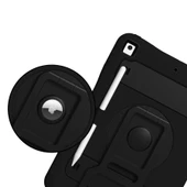 Apple iPad 10.2 2021 (9.Nesil) - Tablet Kılıfı Boyun ip Askılı El Tutmaçlı Kalem Bölmeli Koruyucu Zırh Tank Defender Kılıf - 3