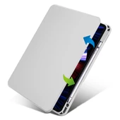 Apple iPad Air 10.9 2022 (5.Nesil) - Tablet Kılıfı Kalem Bölmeli Dönebilen Termik Standlı Kılıf - 2