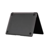 Apple Macbook 13.3' Pro 2020 A2338 - Alt ve Üst Koruyucu MSoft Carbon Fiber Tasarımlı Kapak - 2