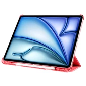 Apple iPad Pro 12.9 2022 M2 - Tablet Kılıfı Smart Cover Kalem Bölmeli Standlı 1-1 Kılıf - 6