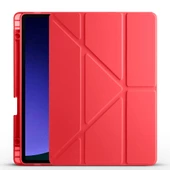 Samsung Galaxy Tab S9 - Tablet Kılıfı Kalem Bölmeli Korumalı Standlı Tri Folding Kılıf - 1