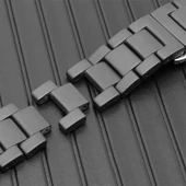 Apple Watch 44mm - Kordon Mat Seramik Metal Kordon - 6