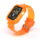 Apple Watch 44mm - Kordon Silikon Kordon KRD-27 - 7