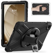 Samsung Galaxy Tab A9 Plus - Tablet Kılıfı Boyun ip Askılı El Tutmaçlı Koruyucu Zırh Tank Defender Kılıf - 1