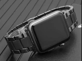 Apple Watch 44mm - Kordon Mat Seramik Metal Kordon - 7