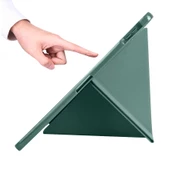 Xiaomi Pad 5 - Tablet Kılıfı Kalem Bölmeli Korumalı Standlı Tri Folding Kılıf - 7