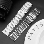 Samsung Watch 46mm 22mm - Kordon Seramik Metal Kordon thumbnail 3