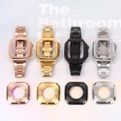 Apple Watch 7 45mm - Kordon Metal Kordon KRD-64 thumbnail 7