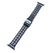 Apple Watch 7 45mm - Kordon Metal Kordon KRD-54 - 2