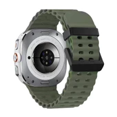 Samsung Watch Ultra 47mm - Kordon Tırtıklı Tasarım Silikon Kordon KRD-118 thumbnail 4