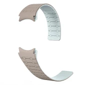 Samsung Watch 5 44mm 20mm - Kordon Çizgili Desenli Silikon Kordon KRD-111 thumbnail 3