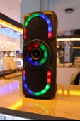 Kablosuz Kareoke Bluetooth Hoparlör 10 Watt Çoklu Giriş Ses Aygıtı - 1