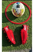 001 ÇOCUK VE YETİŞKİN FUTBOL AYAKKABISI ERKEK KRAMPON (HALISAHA İÇİN UYGUN PLASTİK ÇİVİLİ) - 1