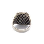 Kayı Boyu Mührü 925 Ayar Erkek Gümüş Yüzük GEY-203 thumbnail 5