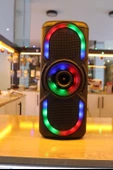 Kablosuz Kareoke Bluetooth Hoparlör 10 Watt Çoklu Giriş Ses Aygıtı - 2