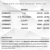 Citroen C3, Xsara Peugeot 207, 306 için Ön Cam Su Fıskiye Memesi 2'li - 2