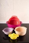 Easy Mix Süzgeçli Karıştırma Kabı ve Limon Sıkacağı 6'lı Set - 1