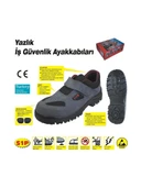 414 Süet Yazlık Çelik Burunlu Deri Ayakkabı 45 No İş Güvenliği Ayakkabısı - 3