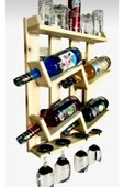Kadeh Viski Şampanya Şarap Rakı Doğal Kadeh Rafı Stand - 2