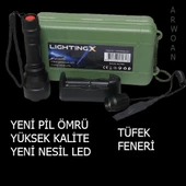 ARWOAN YENİ NESİL LEDLİ YÜKSEK KALİTELİ TÜFEK FENERİ - 2