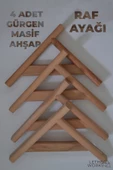 Raf Ayağı, Gürgen Ahşap (4 ADET) (NATURAL) - 1