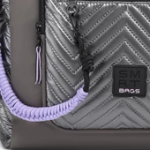 Smart Bags Parlak Kumaş Çapraz Askılı Kadın Omuz Çantası 3246 - 2