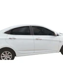 Hyundai Accent Blue Krom Cam Çerçevesi 14 Parça 2011-2018 Arası Paslanmaz Çelik thumbnail 2