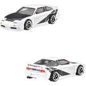 Hot Wheels 90 Lar Sokak Sahnesi Temalı Arabalar 96 NISSAN 180SX TYPE X JCB57 - 1