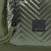 Smart Bags Parlak Kumaş Çapraz Askılı Kadın Omuz Çantası 3246 - 11