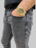 Erkek Dar Paça Grand Füme Kot Pantolon thumbnail 7