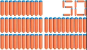 Nerf N-Serisi N1 Sünger Dart 50'li Yedek Paket F8639 - 2